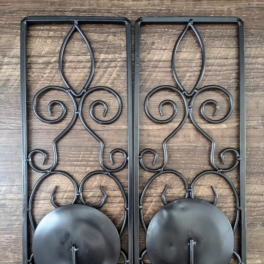 Wall Decor Candle Holder, Set of 2